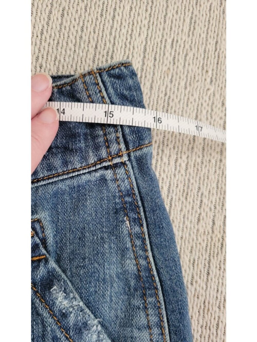 Pilcro Anthropologie The Wanderer Relaxed Jeans Utility 30 Distressed Workwear - Picture 7 of 13